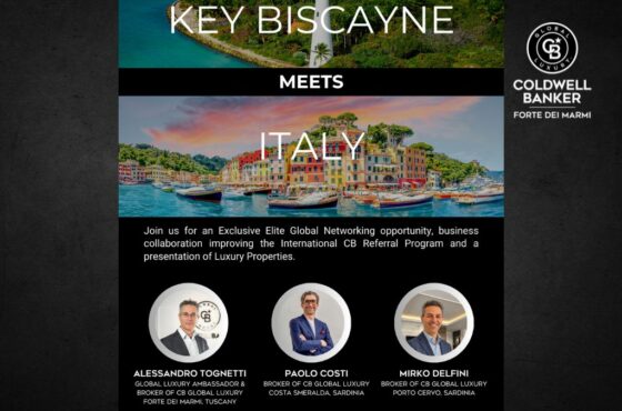 Miami Key Biscayne meets Italy: a success for Coldwell Banker’s international real estate networking