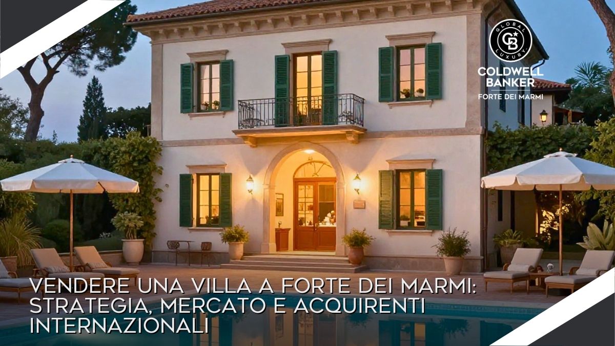 Vendere una villa a Forte dei Marmi: strategia, mercato e acquirenti internazionali