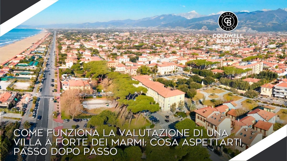Valutazione di una villa a Forte dei Marmi: come funziona