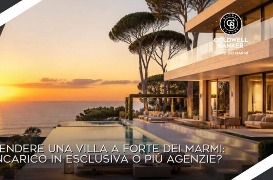 Vendere una villa a Forte dei Marmi: incarico in esclusiva o più agenzie?
