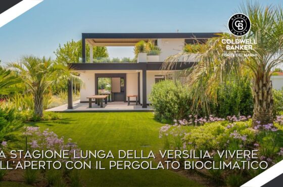 La stagione lunga della Versilia: vivere all’aperto con il pergolato bioclimatico